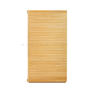 Salle de hammam intérieure pour deux personnes, sauna intérieur avec luminothérapie rouge, en bois de cèdre japonais massif, personnalisable - Product Image 6