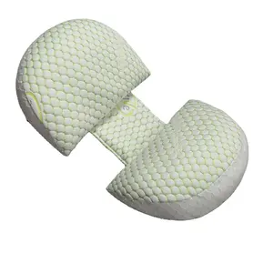 Pregnancy sleeping cushion Multi-functional removable blue backrest pregnant women support waist support pillow
