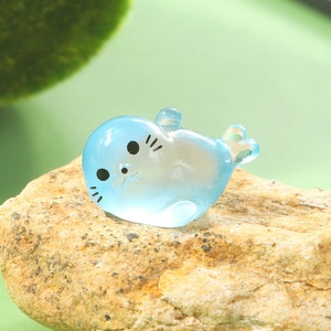 Pendentif porte-clés en résine animaux marins, haute luminosité, transparent, pour accessoires capillaires pour enfants, articles décoratifs de bureau DIY, qualité usine - Product Image 6