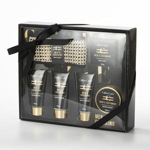 Ensemble cadeau de <span class=keywords><strong>bain</strong></span> de luxe pour hommes comprenant un gel <span class=keywords><strong>douche</strong></span> lotion pour le corps gommage hydratant sel de <span class=keywords><strong>bain</strong></span> ceinture de <span class=keywords><strong>bain</strong></span> comme <span class=keywords><strong>coffret</strong></span> cadeau - Product Image 2