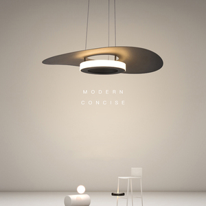 Lustre de <span class=keywords><strong>restaurant</strong></span> et bar, moderne, minimaliste, nordique, de luxe, à hauteur réglable, avec éclairage LED à intensité variable, pour villa, économie d'énergie - Product Image 5