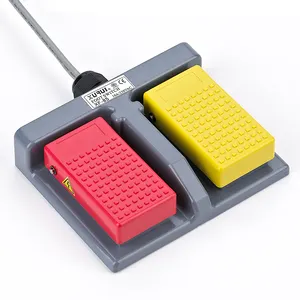 XURUI-interruptor eléctrico de doble pedal, 10A, 250VAC, XF85