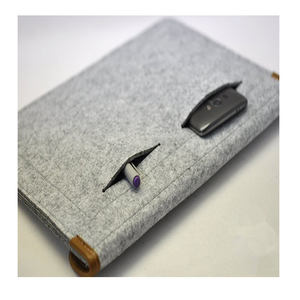 Professional Men's Office Notebook Laptop Bag Fashion Felt Multipurpose <b>Storage</b> Bag - Product Image 3