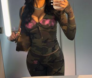 G00117S Sommer Hot Sale Y2K Mädchen Anzüge Letter Print Kapuzen oberteil und Hose 2-teilige Sets - Product Image 5