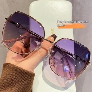 Nouvelle Collection 2026 – Lunettes de <span class=keywords><strong>Soleil</strong></span> Oversize Polarisées pour Femmes aux Visages Carrés, Design Rose Scintillant, Protection UV400, Idéales pour le Sport - Product Image 2