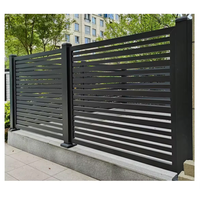Sistem Pagar Aluminium Horizontal Profesional untuk Pengembangan Komersial dengan Manufaktur Bersertifikasi ISO