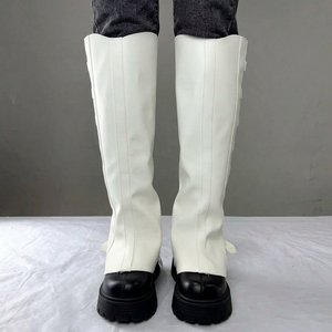 OEM Custom Genuine Leather <b>Half</b> <b>Chaps</b> Professional Equestrian Riding Gaiters Durable Horse Riding <b>Chaps</b> LHC-0053 - Product Image 1