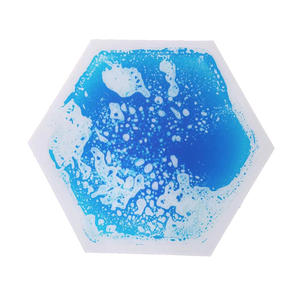 Custom Sensory Integration Kindergarten Mat Color Liquid <strong>Hexagon</strong> Flooring Sensory Gel <strong>Floor</strong> 3D Aesthetic Vinyl <strong>Tile</strong> - Product Image 4