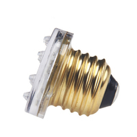 Ampoule led Turbo e27 E14 38mm 1.2w Pixel, lumière multicolore, Cabochon ac24 v