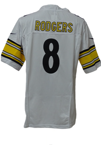 TOP Toptan Satış 90 T.J. Watt 8 Aaron Rodgers 43 Troy Polamalu Oyun Forması Siyah İşlemeli %100 Polyester 3D Nakış Unisex Yetişkin - Product Image 3