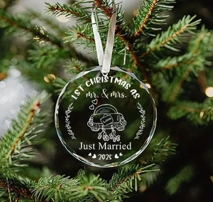 Wholesale Personalized Christmas Tree Decoration Crystal Hanging Ornament with <b>Engraved</b> Logo and Polished Angel Theme - Product Image 5