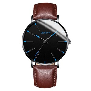 Reloj <span class=keywords><strong>de</strong></span> <span class=keywords><strong>pulsera</strong></span> <span class=keywords><strong>de</strong></span> cuarzo minimalista ultrafino para hombre, cinturón <span class=keywords><strong>de</strong></span> moda <span class=keywords><strong>de</strong></span> negocios, hebilla <span class=keywords><strong>de</strong></span> cristal, esfera <span class=keywords><strong>de</strong></span> 40mm, reloj <span class=keywords><strong>de</strong></span> cuero Masculino - Product Image 5