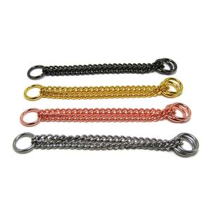 Collier de chien réglable en acier inoxydable, taille personnalisée, plaqué PVD, chaîne Martingale, demi-starter pour animaux de compagnie - Product Image 6