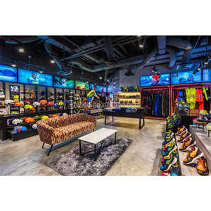 Idées de présentation de vélo moderne magasin de Sport pliant conception de disposition de détail mode casque vêtements chaussures magasin de vélo conception de détail - Product Image 2