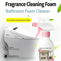 Agent nettoyant moussant parfumé pour toilettes, nettoyant puissant, désodorisant, détartrant puissant, éliminateur de jaunissement, nettoyant WC 500ml 1 pièce
