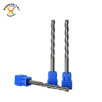 Fraise en carbure de tungstène Warrior's Bit, queue de 5 mm, spirale à coupe ascendante, 3 dents, pour bois dur et bois massif, OEM/ODM