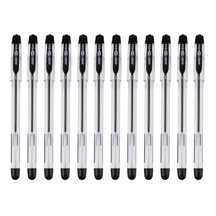 Black 0.7mm Ball Pen Comfortable Ballpoint Pen Ballpoint Pens With Custom Logo
