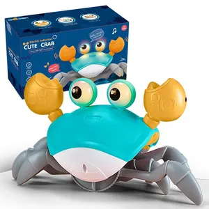 Tiktok Crab Toys Baby Toddler Electric Induction Crab Stall Popular Children's Water Bath Toys