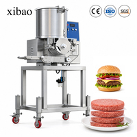 Nouvelle machine automatique de formage de galettes de viande pour restaurants et fermes, machine à former les burgers, mélangeur de viande 2100p/h 220V/380V