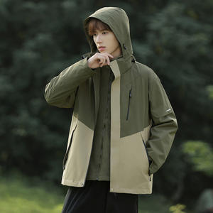 Pareja Chaqueta impermeable para <span class=keywords><strong>hombre</strong></span> Mujeres al aire libre A prueba de viento Jas Mountain Climbing Windbreaker - Product Image 5