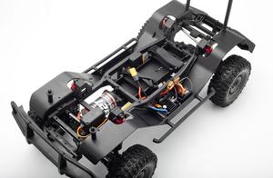 شاحنة زاحفة YIKONG YK41012 بمقياس 1:10 مع ممتصات صدمات مملوءة بالزيت ومحاور معدنية وبطارية ليثيوم بوليمر 2-3S للزحف الشديد - Product Image 4