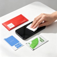 Nettoyant pour écran en tissu doux jetable pour écran d'ordinateur portable et clavier, prix d'usine OEM/ODM personnalisé, kits de nettoyage