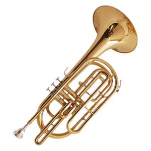 工厂批发Hameleon B平低音行进长号初级黄铜制成，用于乐队娱乐表演 - Product Image 5