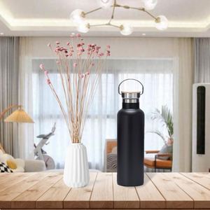 Custom Logo 500ml 750ml Double-Walled Stainless Steel Vacuum Flask Small Mouth Thermal Insulated Sport Water <b>Plastic</b> <b>Drinkware</b> - Product Image 6