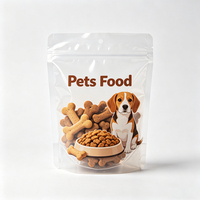Sachet refermable à haute barrière en film EVOH LLDPE avec fermeture éclair pour emballage alimentaire congelé pour animaux de compagnie, logo imprimé, forme personnalisée, découpe sur mesure, sac en Mylar