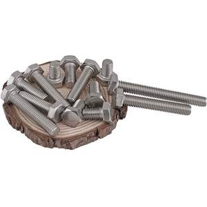 Grado <span class=keywords><strong>8.8</strong></span> 12.8 M8 M10 M12 in <span class=keywords><strong>acciaio</strong></span> <span class=keywords><strong>inox</strong></span> esagonale piena filettatura SS304 dadi <span class=keywords><strong>bulloni</strong></span> DIN933 finitura semplice - Product Image 2