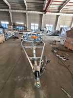 Remorque pour bateau à essieu simple, galvanisée à chaud, longueur 5,6 m, essieu à torsion, livraison directe d'usine