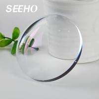 Lentille optique indice 1.67 de haute qualité, asphérique, avec revêtement vert SHMC, fabriquée en Chine.