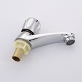 Grifo de lavabo monomando con válvula cerámica, de latón, para montaje en encimera, de un solo orificio, para lavabo, balcón, lavandería - Product Image 2