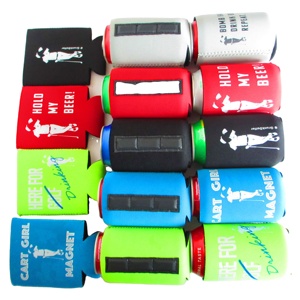 Custom Promotional Neoprene Can Magnet Stubby Cooler Beer Coozies Collapsible Can Cooler - Product Image 2