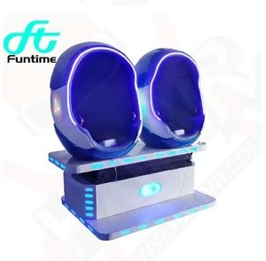 FunTime Arcade Games 2 Seat Egg 9D Amusement Ride 360 VR Cinema Motion Simulador <span class=keywords><strong>de</strong></span> realidad virtual Máquina <span class=keywords><strong>de</strong></span> <span class=keywords><strong>juego</strong></span> <span class=keywords><strong>de</strong></span> <span class=keywords><strong>disparos</strong></span> - Product Image 6