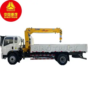 China 10T light cargo truck mounted 6.3T knuckle folding boom crane