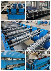 Machine de fabrication de tôles ondulées pour toiture Petit pain de toiture <span class=keywords><strong>Ibr</strong></span> en acier formant la machine - Product Image 4