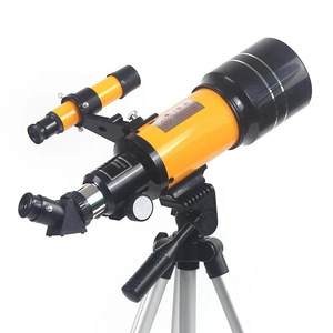 Telescopio astronómico 70300, edición estándar amarilla, observación de estrellas de alta definición para principiantes, estudiantes, regalo para niños - Product Image 1