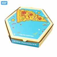 Boîte à pizza hexagonale personnalisée pour enfants