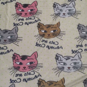 Trẻ Em Của Kỹ Thuật Số In Ấn 40D Đàn Hồi Polyester Spandex Vải Cơ Sở Áo Sơ Mi Vải Với Các Loại Mô Hình Cuộn Cho Đồ Bơi Ăn Mặc - Product Image 6