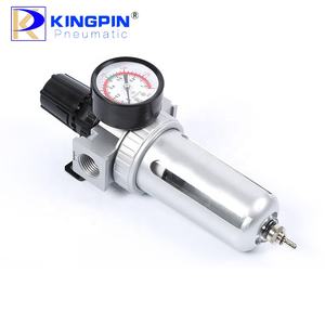 منظم هواء نحاسي SFR-200 1/4 و SFR-300 3/8 و SFR-400 1/2 مع فلتر ومُزيل للرطوبة والزيت لضاغط الهواء - Product Image 2