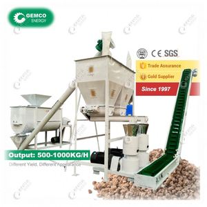 Gemco giá tốt nhất động vật nhai lại thức ăn công nghiệp Máy chế biến thức ăn chăn nuôi dây chuyền chế biến để bán - Product Image 2