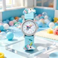 Montre à quartz pour enfants, boîtier en alliage, bracelet en silicone souple, montre analogique sport pour enfants, logo personnalisé acceptable