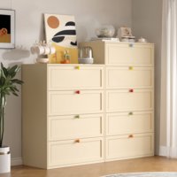 Commode de rangement en acier à 5 tiroirs |   Armoire de chambre moderne et minimaliste, haute capacité, écologique, durable, structure KD, silencieuse pour la maison