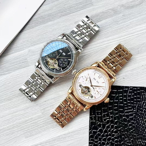 Montre mécanique automatique de luxe de haute qualité, sportive, étanche, lumineuse, chronographe, design simple, bracelet en alliage/acier - Product Image 5