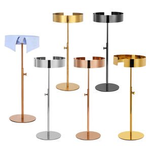 ราวแขวนเสื้อคอปกสำหรับโชว์บนโต๊ะทำจากสเตนเลสสตีลสำหรับร้านค้าปลีกบูติก - Product Image 2