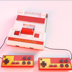 <span class=keywords><strong>Consola</strong></span> de Juegos Clásica FC 1000 en 1, <span class=keywords><strong>Consola</strong></span> de Videojuegos de 8 Bits con 1000 Juegos Integrados, Puerto de TV, Color Rojo y Blanco - Product Image 3