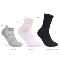Chaussettes de sport pour hommes 100 % coton, nouvelle collection, vente chaude, avec logo personnalisé, protection athlétique, compression, mi-mollet, en tissu éponge