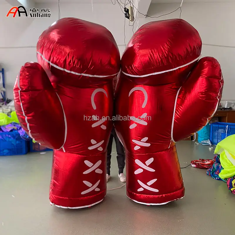 Promotional Customized Red Inflatable Boxing Mitten G love s for Sport Games