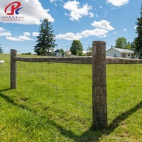 Clôture de champ en fil d'acier à haute résistance pour bétail, cerfs et chevaux, 1,5 m, 1,8 m, 2,1 m, 2,4 m – Vente chaude